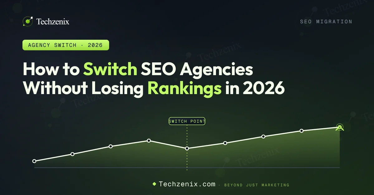 how to switch seo agencies without losing rankings